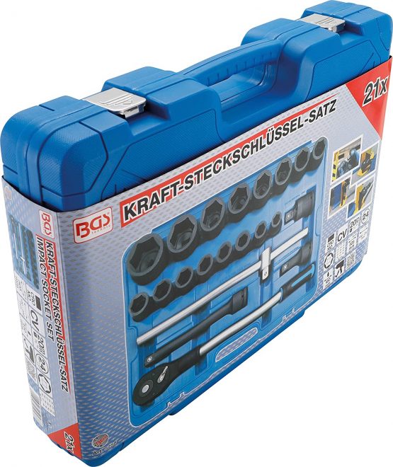 BGS 5258 | Impact Socket Set | 20 mm (3/4") Drive | 21 pcs. - Image 2