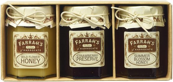 Farrah's of Harrogate Trio Honey and Preserve Selection Gift Pack