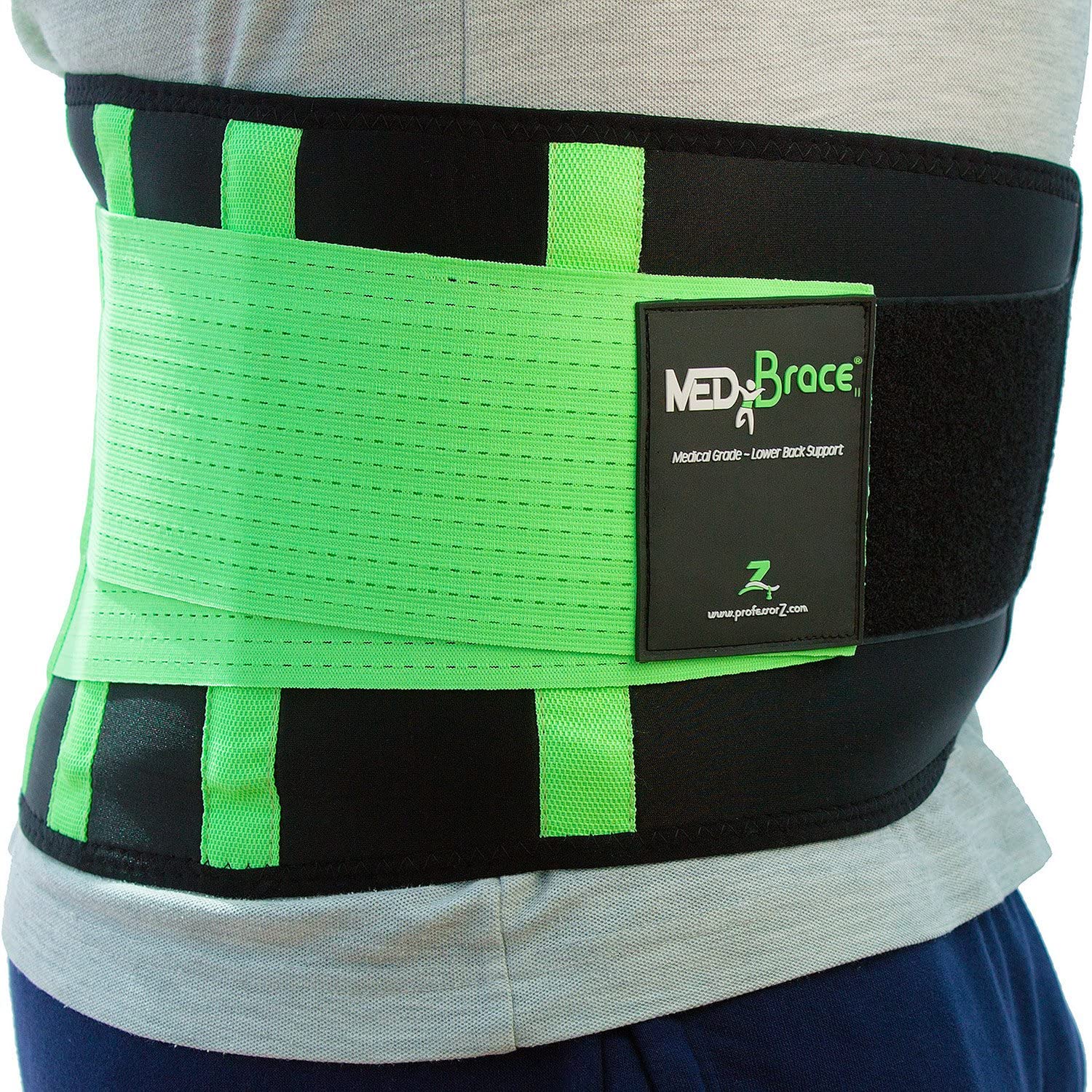 MEDiBrace Back Support Belt Back Brace for Lower Lumbar Pain Relief for Men and Women