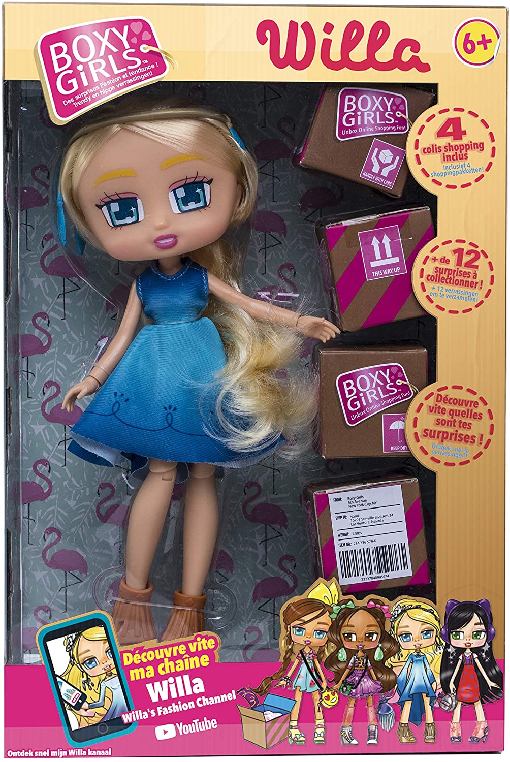 BOXY GIRLS Willa, The Fashionista Dolls That Everyone Is Talking About – As Seen on TV