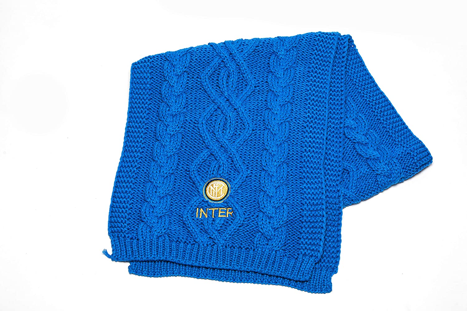 Inter FC Acrylic MOD Knit 01 Scarf No Gender Blue, One Size