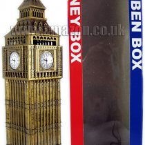 London Big Ben Money Box Made of Plastic with Metal Parts