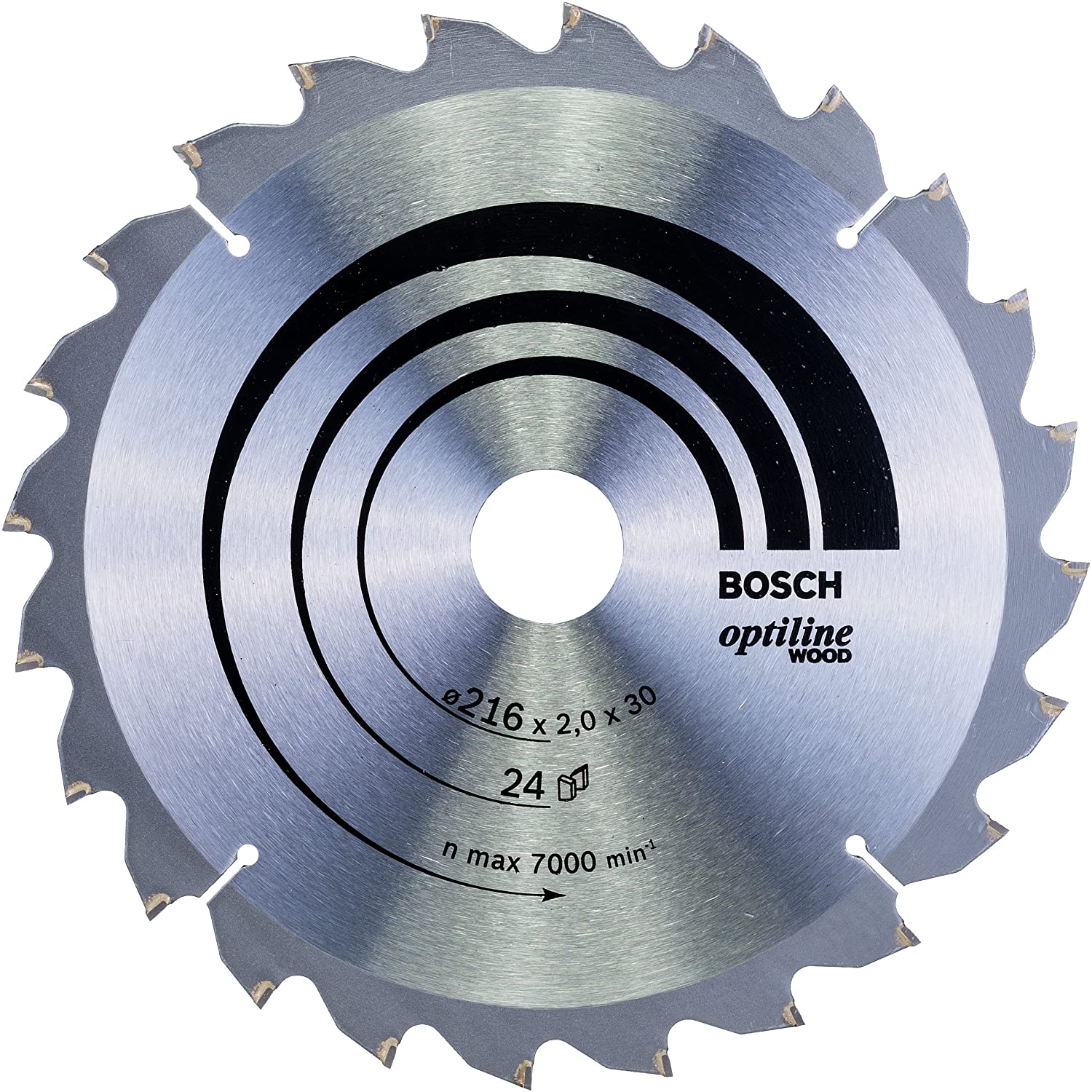 Bosch 1x PRO Wood Circular Saw Blade for Corded Mitre Saws (for Softwood Hardwood, diameter mm