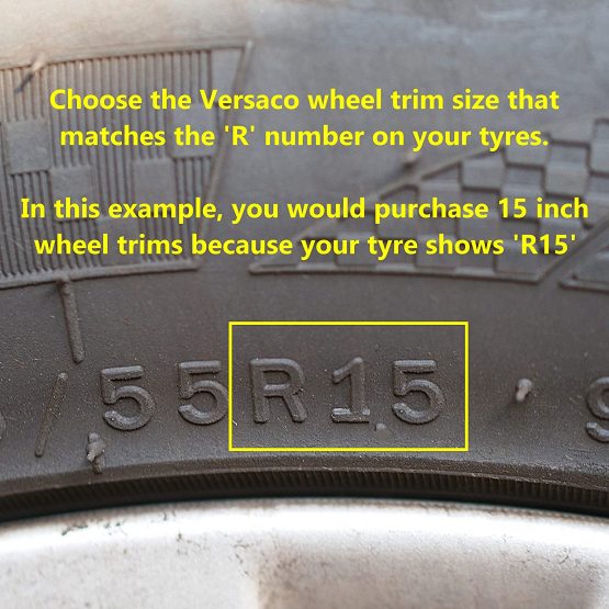 Versaco Car Wheel Trims VICTORY15 - Silver 15 Inch 9-Spoke - Boxed Set of 4 Hubcaps - Includes Fittings/Instructions - Image 2