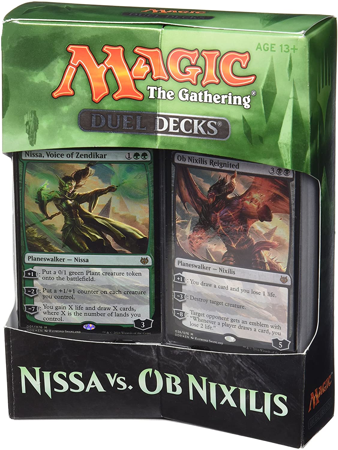 Magic The Gathering 14443 Nissa VS OB Nixilis Duel Deck, Multicolor, 5 cm x 18 cm x 13 cm