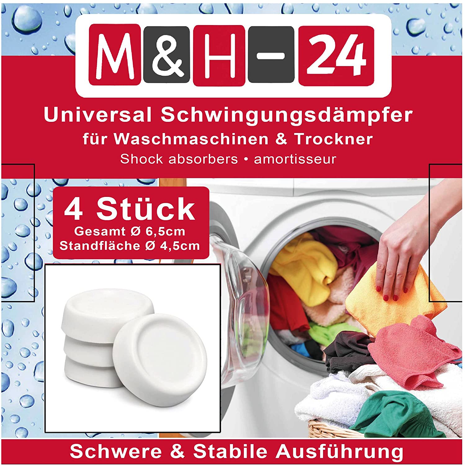 M&H-24 Vibration Damper Pad for Washing Machines & Dryer - Image 4