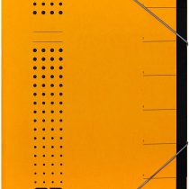 ELBA Chic Folder for A4 Cardboard 7 Compartments Yellow Pack of 5