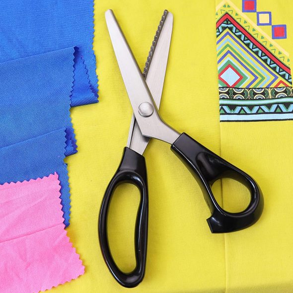 Hui Tong Strong & Sharpe Fabric Pinking Shears Serrated and Scalloped