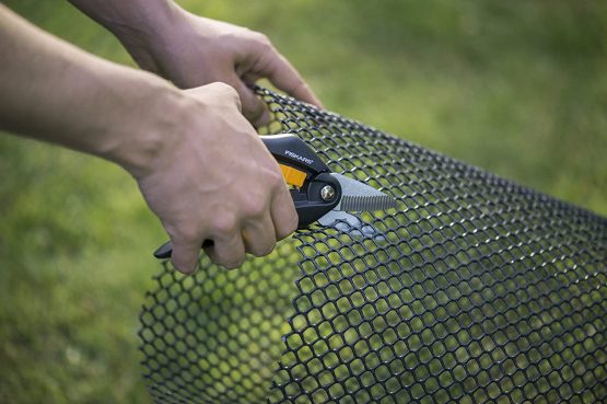 Fiskars SingleStep Universal Snip SP28, Length: 20.8 cm, Steel blades, Black/Orange, SingleStep, 1000571 - Image 2