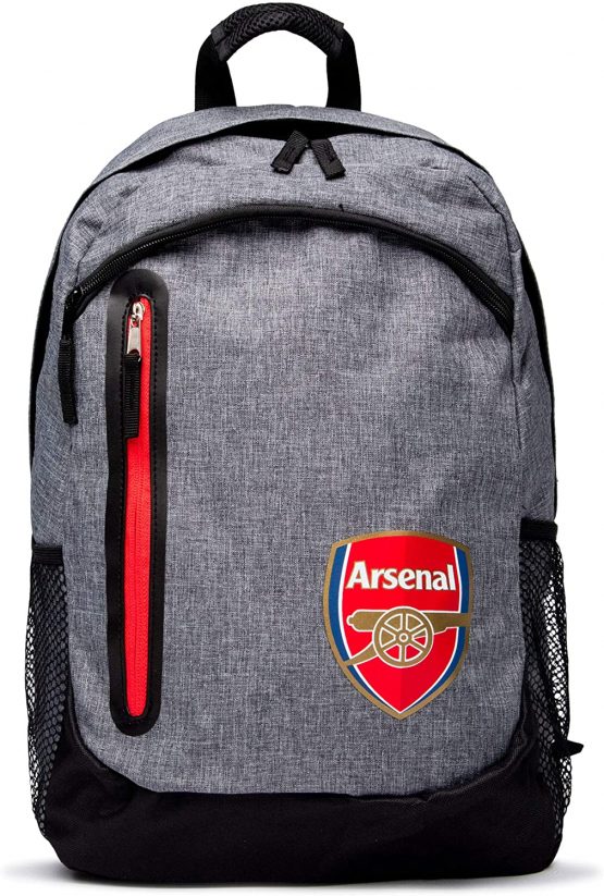 FOCO Premier League SPL Football Fan Heather Grey Backpack Rucksack School Bag