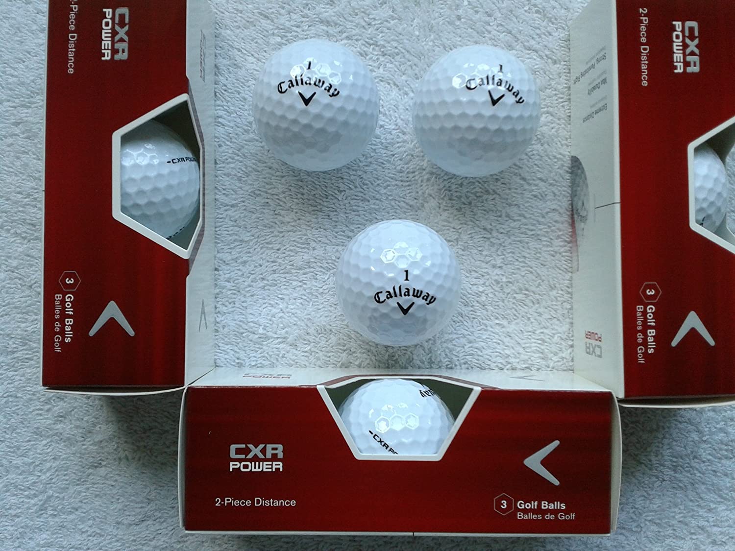Callaway 12 pack CXR Power Golf Balls White 12 Ball Pk BigaMart