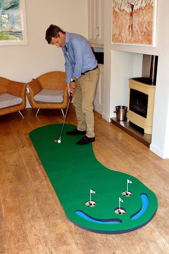 PGA Tour Three Hole Putting Mat - 3 x 9 Feet - Image 3