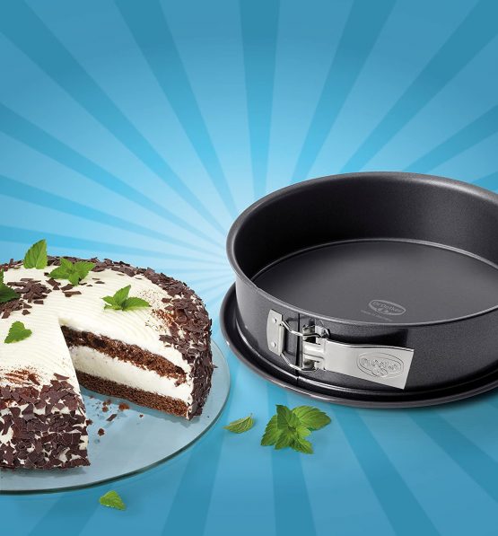 Drer Springform Back-Harmonie with Enamel-Server-Plate Ø26 cm in Black, 26 x 26 x 7 cm - Image 2