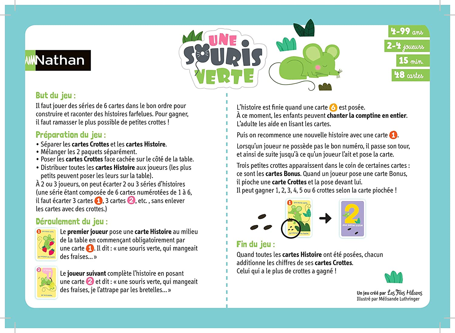 Nathan - 31492 Green - BOARD GAME - THE MOUSE AND HIS Stories farfelues, Other, Norme - Image 3