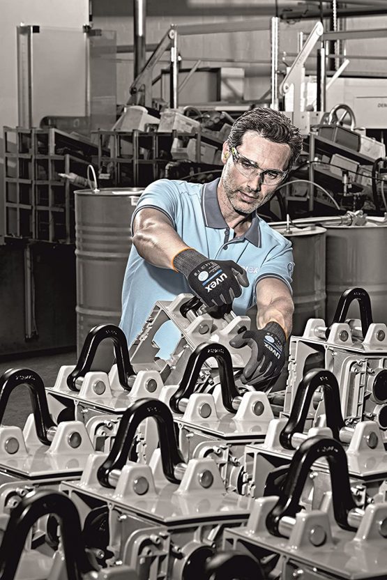 3x Uvex Phynomic XG 60070 Working Safety Gloves - Assembly Gloves with Strong Oil Grip EN388 - Image 4