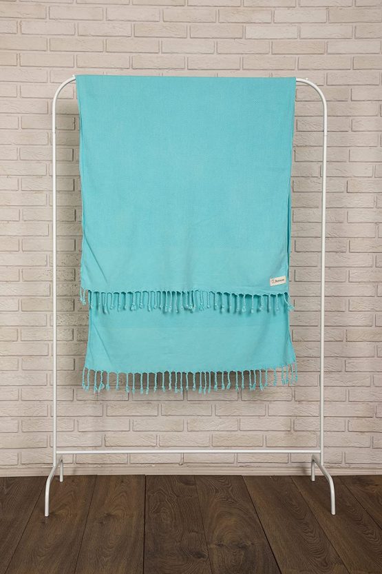 Bersuse 100% Cotton - Zuma Turkish Towel - Mint Green - Image 2