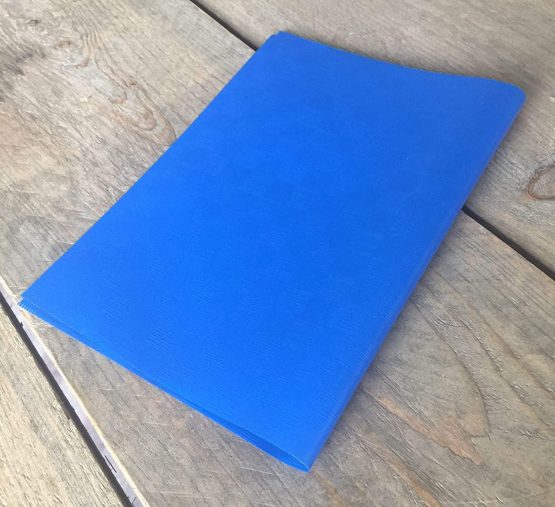 Landre 100420087 Notebook A5 10-Pack with Name tag Embossed in Bast Look Blue Flexible and wipeable - Image 4