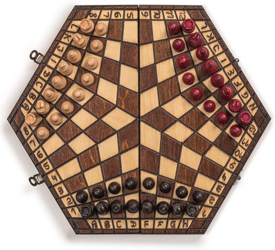 Husaria Wooden Three-Player Chess - 27 Centimeters - Image 3