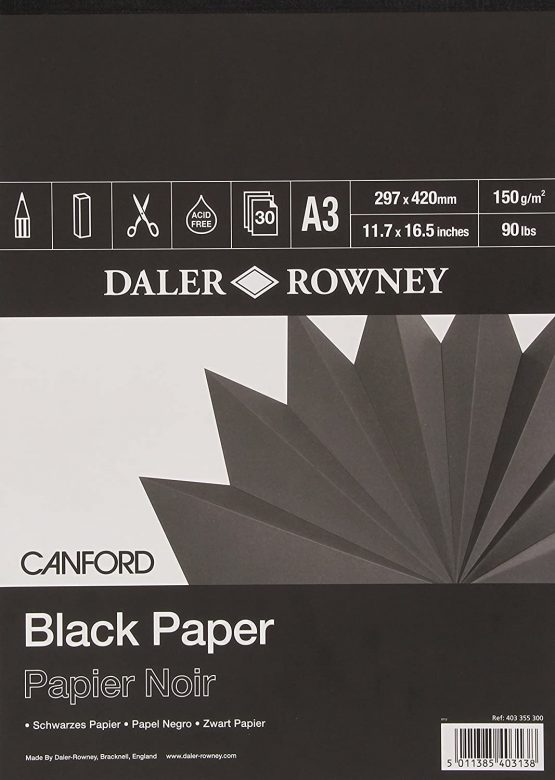 Daler - Rowney A3 Canford Pad - Black