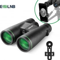 ESSLNB Binoculars 12X50mm Binoculars Astronomy with Phone Adapter and Case FMC Prism for Terrestrial Viewing Hunting