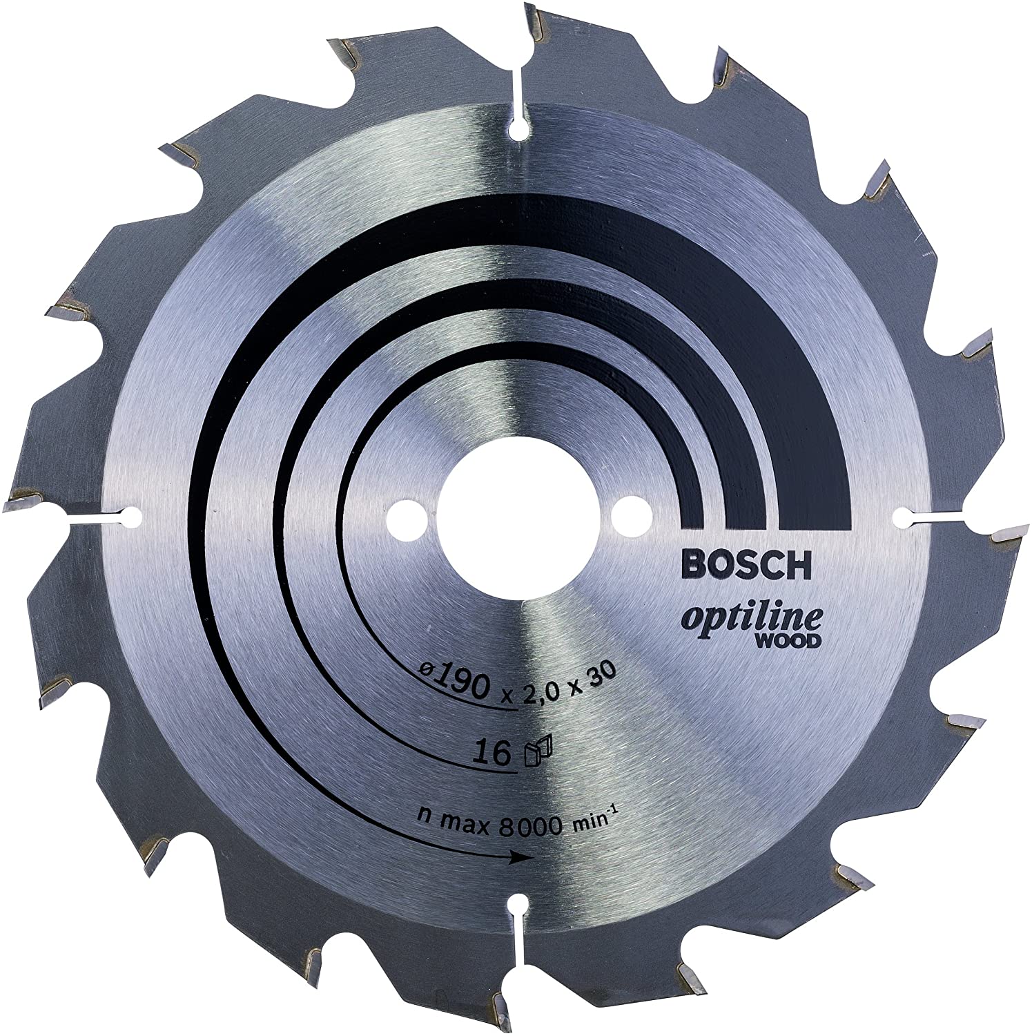 Bosch 1x PRO Wood Circular Saw Blade for Corded Hand-Held Circular Saws (for Softwood Hardwood, diameter mm