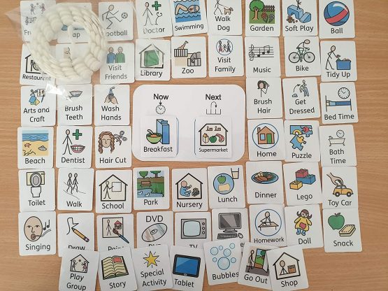 Learning Fun Resources Activity pictures cards with Now and Next Board