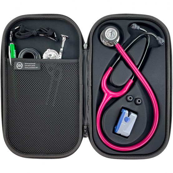 Pod Technical Cardiopod II Stethoscope Case for all Littmann Stethoscopes - Burgundy - Image 3