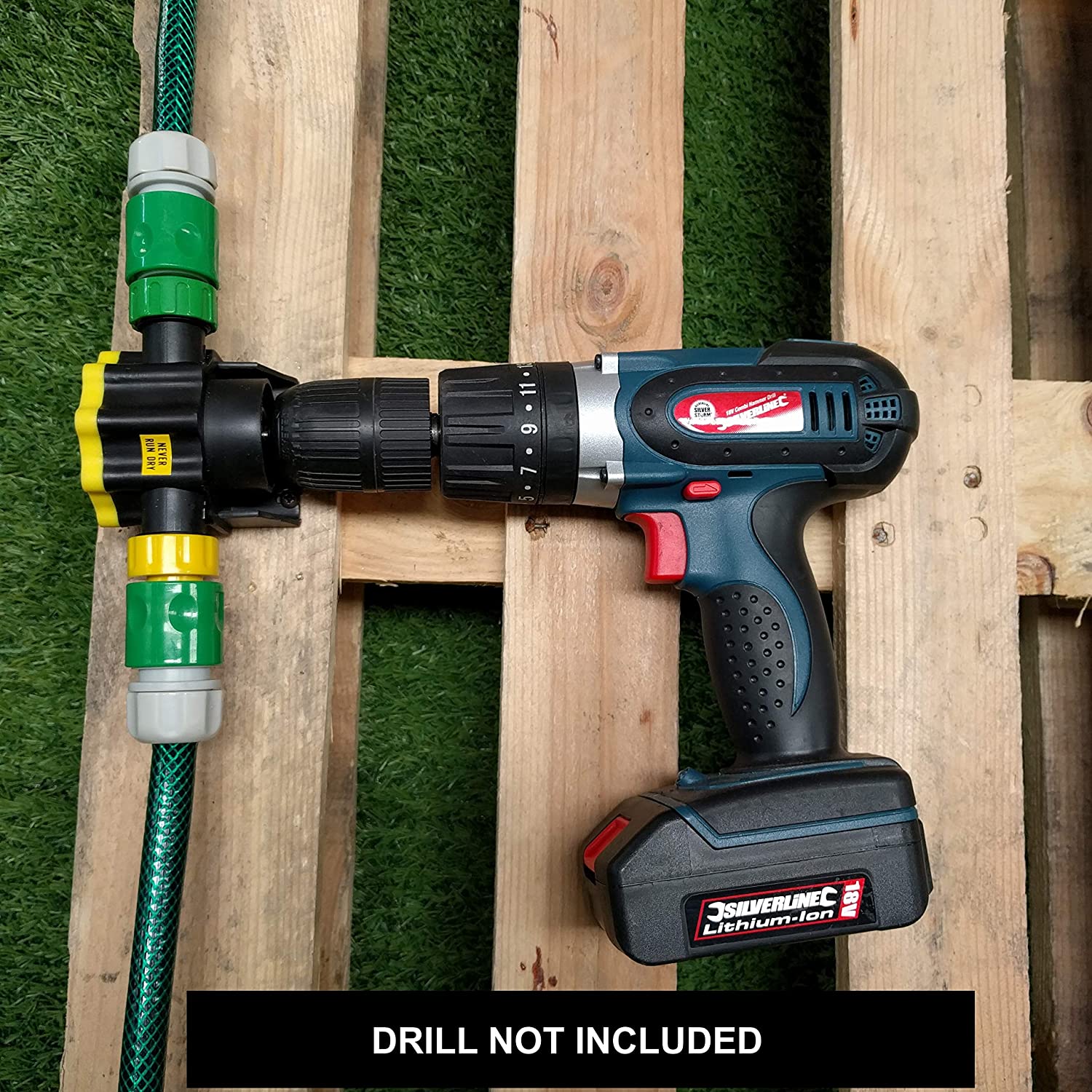 ESENO Extra Heavy Duty Water Pump For Drill, Green - Image 4