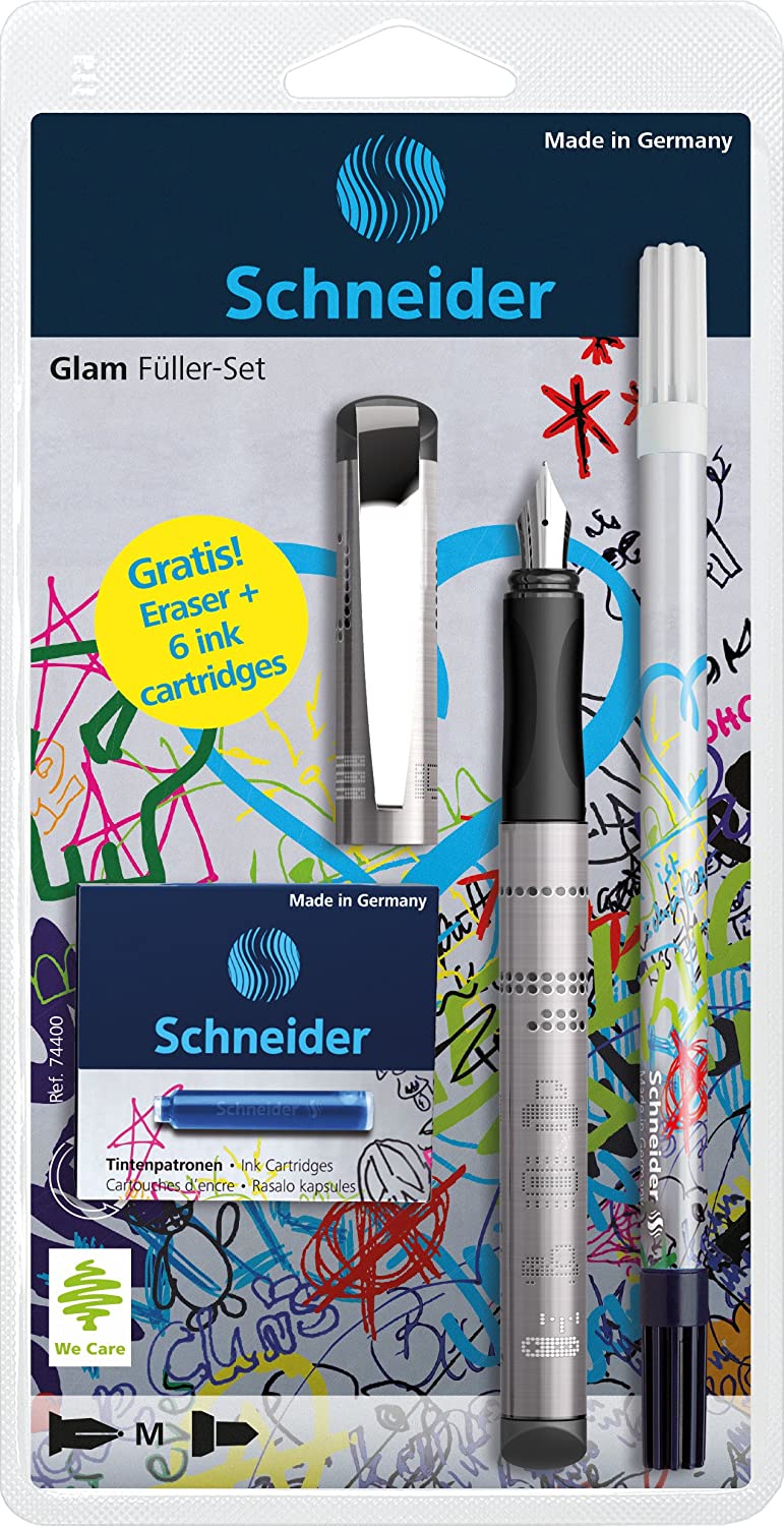 Schneider Glam Writing Set including Ball Set, 1xFH Glam 1xTL Corry TP 6, Blue, Assorted - Image 4