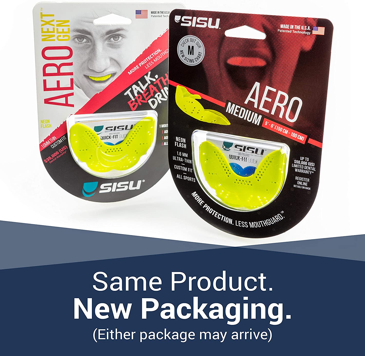 SISU Mouth Guard Aero, Intense Red, Ultra Slim Gumshield for Adults & Kids - Image 3