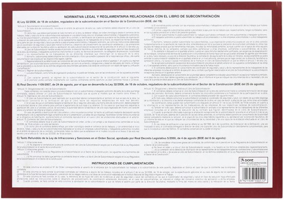 Dohe 10011 Subcontracting Log [Spanish Language] - Image 2