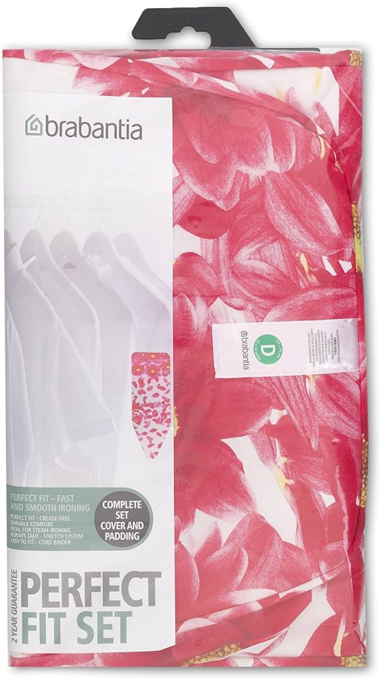 Brabantia Size D (135 x 45cm) Replacement Ironing Board Cover with Thick 8mm Padding - Assorted Colourful Mixed Styles (Selection is Random, x1 Cover Only) - Image 2