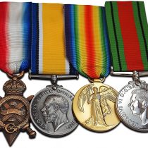WW1 Medals 1914-15 Star British War Victory & Defence medal Royal Navy Army Armed Forces Gift