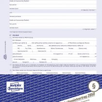 AVERY Zweckform 2850 Unit Rental Agreement for Apartments and Houses (A4, 5 Sets with House Rules, 6 Sides in Sheet Format, regulates All Points of The Rental Ratio, Tested by Experts).