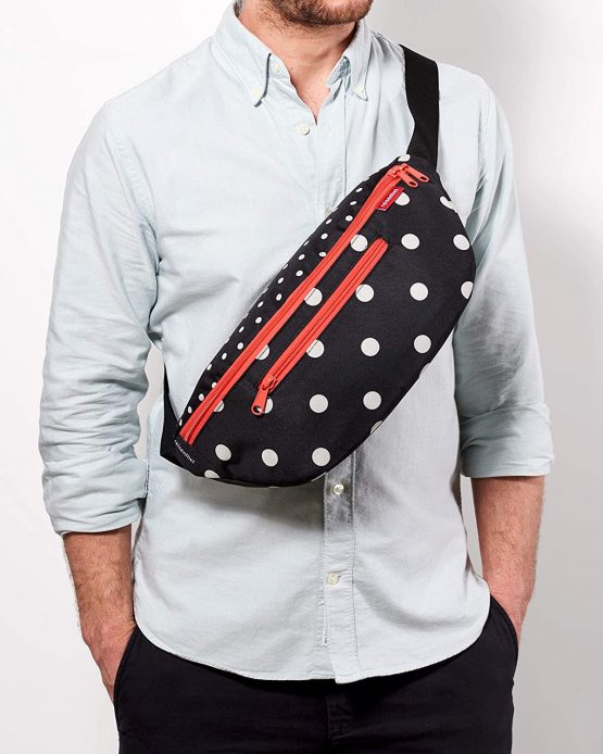 Reisenthel Beltbag M Mixed Dots Shoulder Bag 3L, Multicolored (Mixed Dots), 42x16x10 cm - Image 3