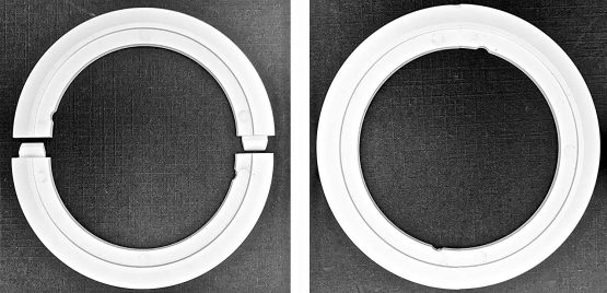 Lightklip Downlight Surround Repair Bezel Pack for 5 Lights - Image 4
