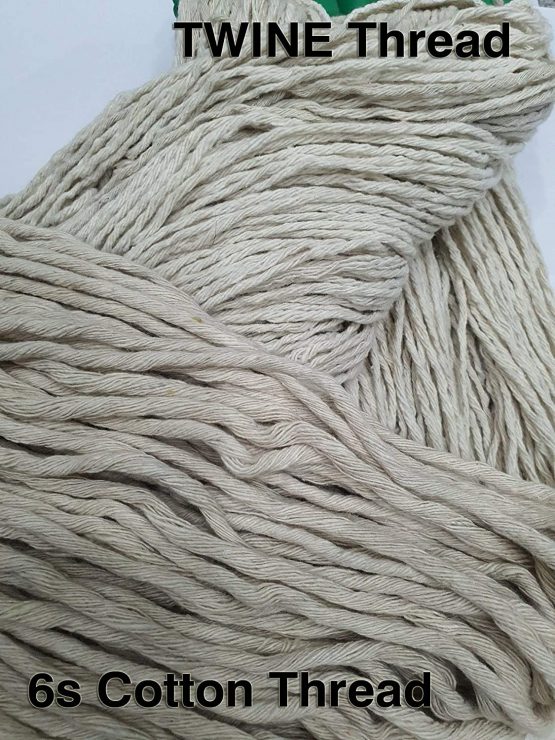aims 2pcs of Kentucky Mop Head 16oz / 425gm Twine Cotton Jumbo Large Mop Thick Absorbent Yarn For Everyday Commercial Mop Heads for Heavy Duty Industrial Use - Image 4