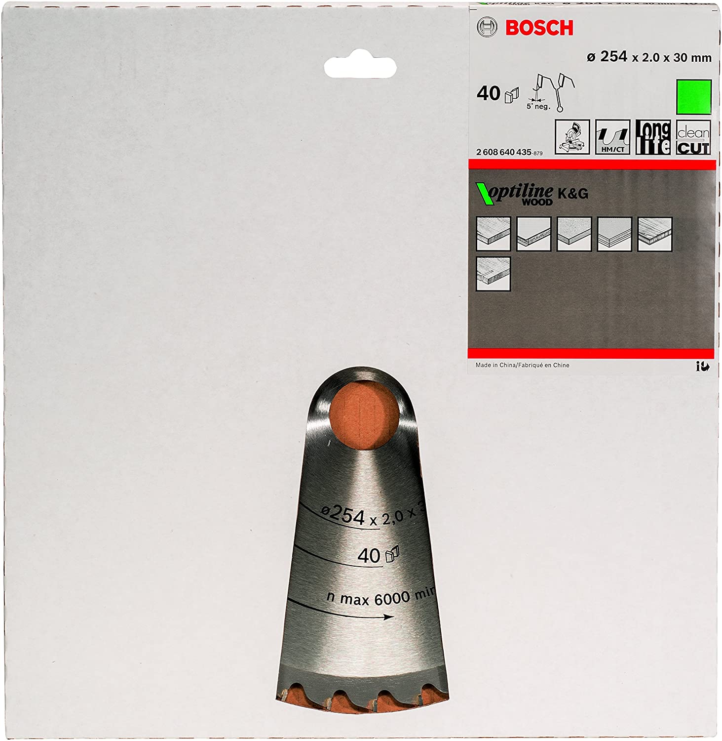 Bosch 1x PRO Wood Circular Saw Blade for Corded Mitre Saws (for Softwood Hardwood, diameter mm - Image 2