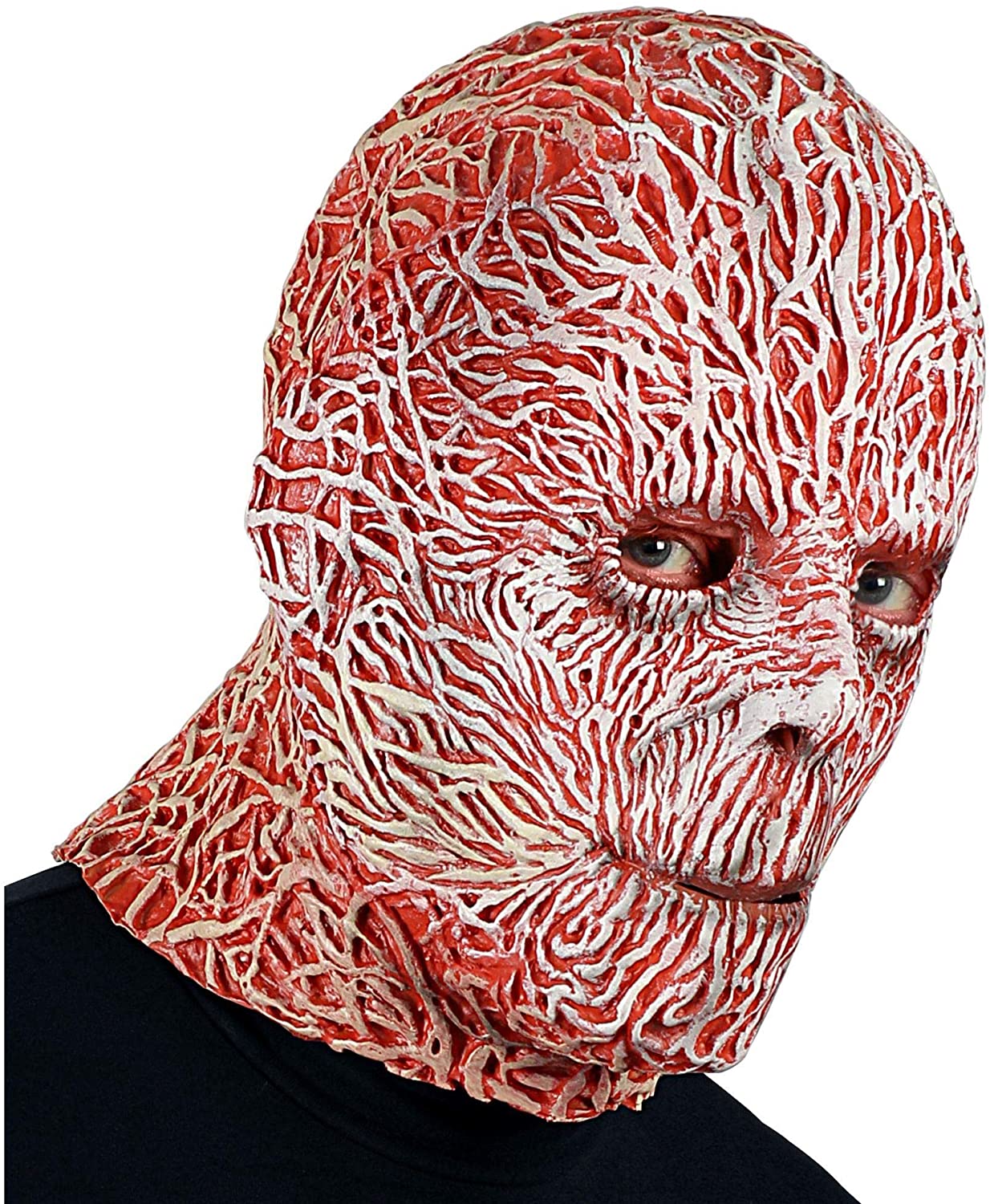 Widmann 00849 Night Stalker Full Head Mask, Men, Red/White, One Size