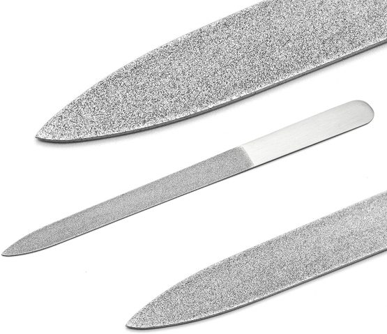 REMOS Diamond Nail File 15cm with Rough and fine Diamond Coating Stainless Steel - Image 4