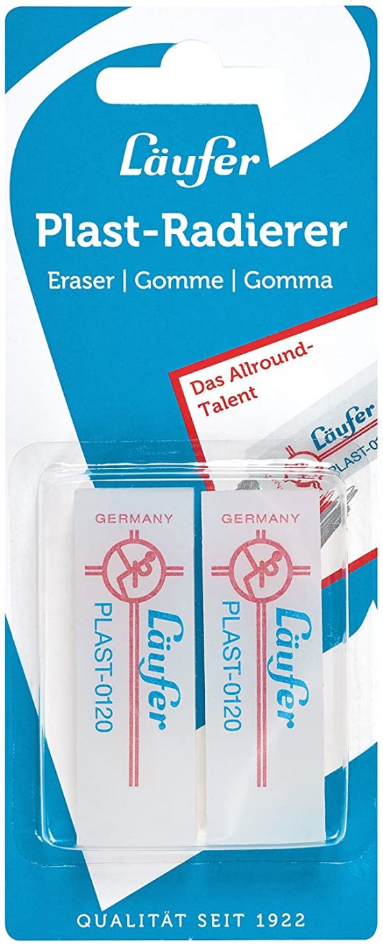 Läufer Plastic Eraser Rubber 2 Erasers groß - Image 2