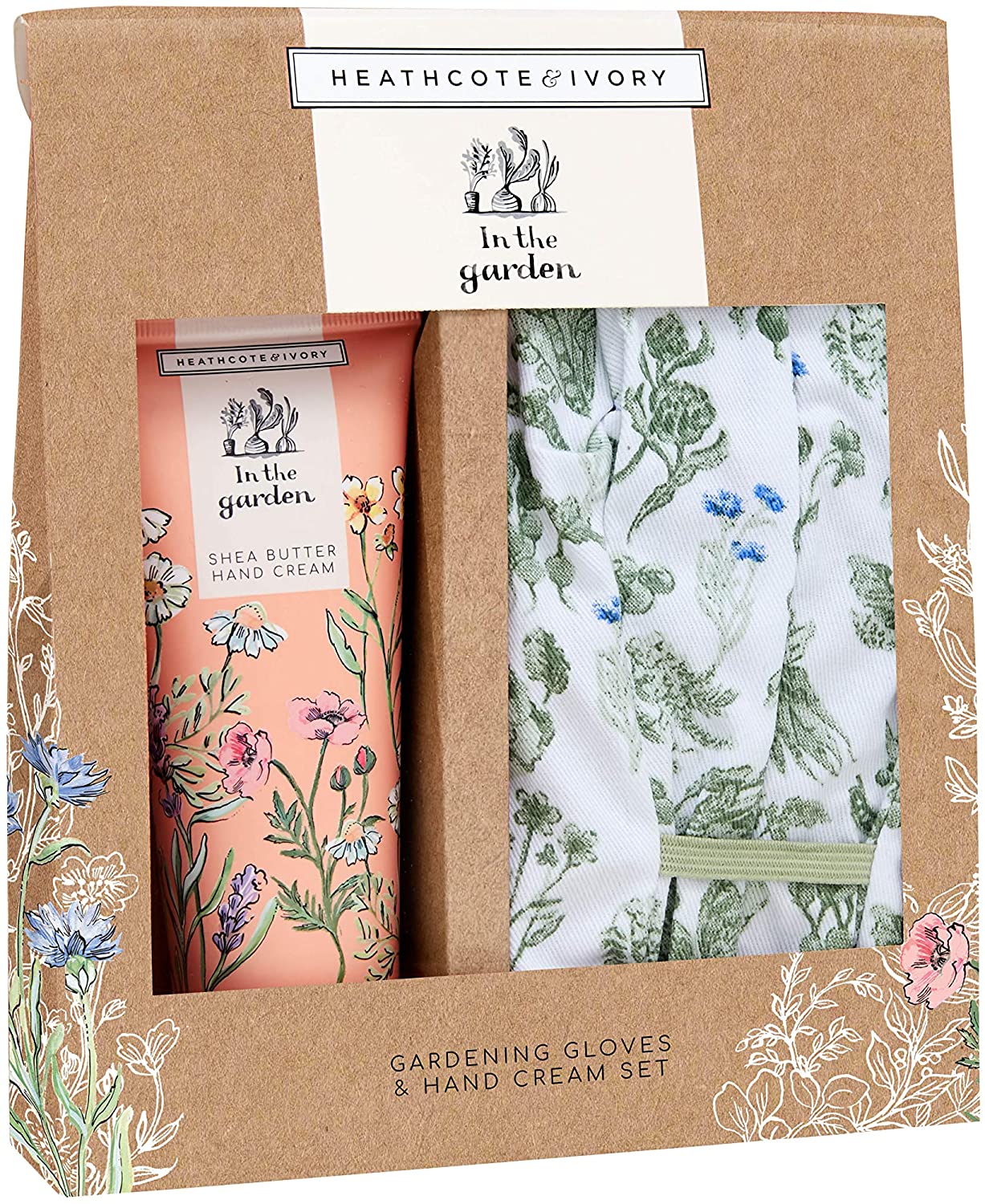 Heathcote & Ivory Hand Cream Set 100ml and Gardening Gloves, Shea Butter Hand Cream, Cruelty and Vegan Friendly - Image 4