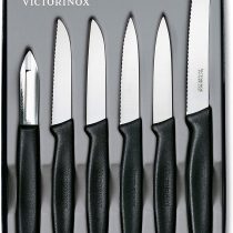 Victorinox 6-Piece Paring Knife, stainless_steel, Black, 30 x 5 x 5 cm