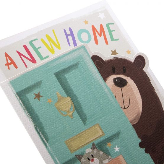 New Home Congratulations Card from Hallmark - Cute 'All About Gus' Design - Image 3