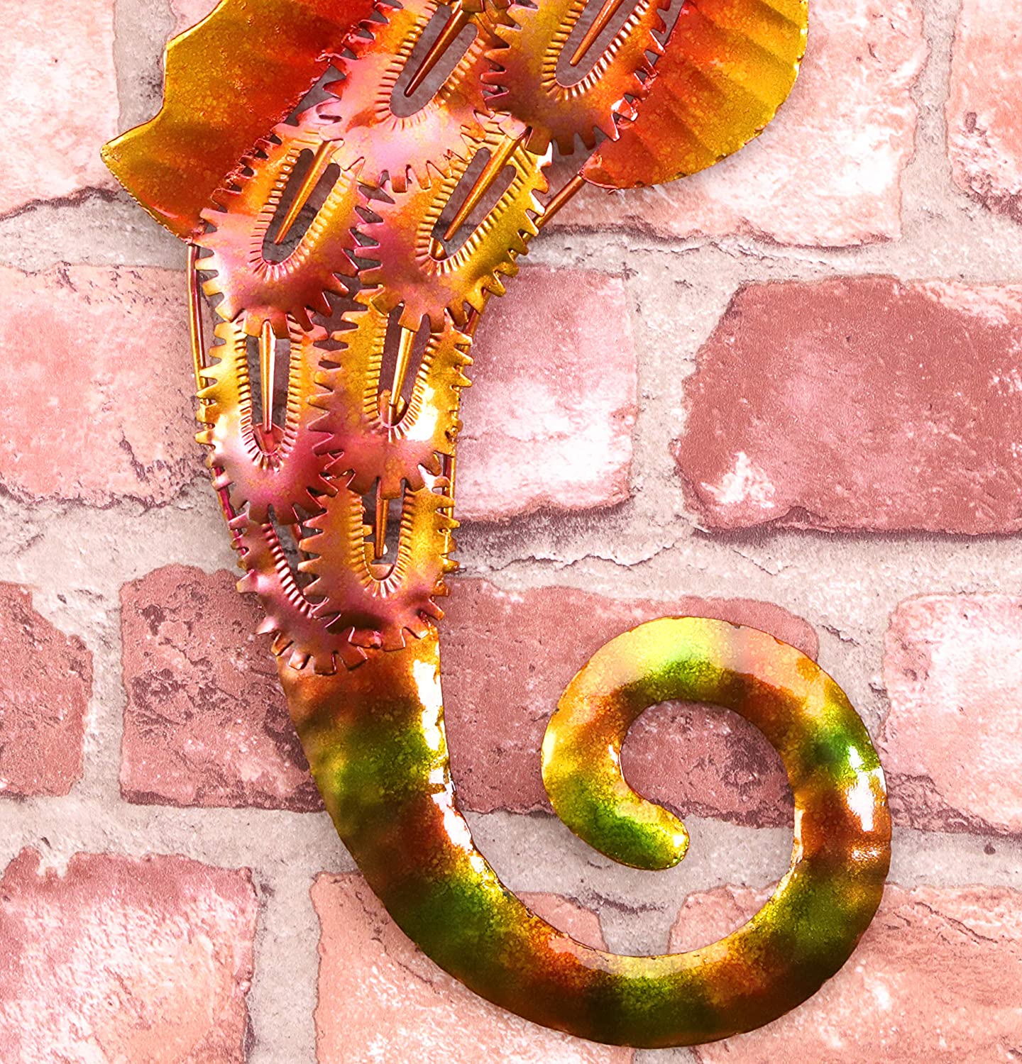 Christmas Concepts® 530mm (21'') Metal Seahorse Wall Art Scupture - Indoor/Outdoor Garden Decoration - Image 4