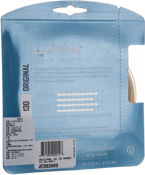 Luxilon Original 1,30 amber 12m - Image 2