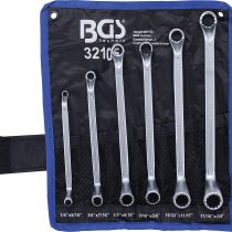 BGS 32105 | Double Ring Spanner Set | offset | Inch Sizes | 1/4" - 3/4" | 6 pcs.