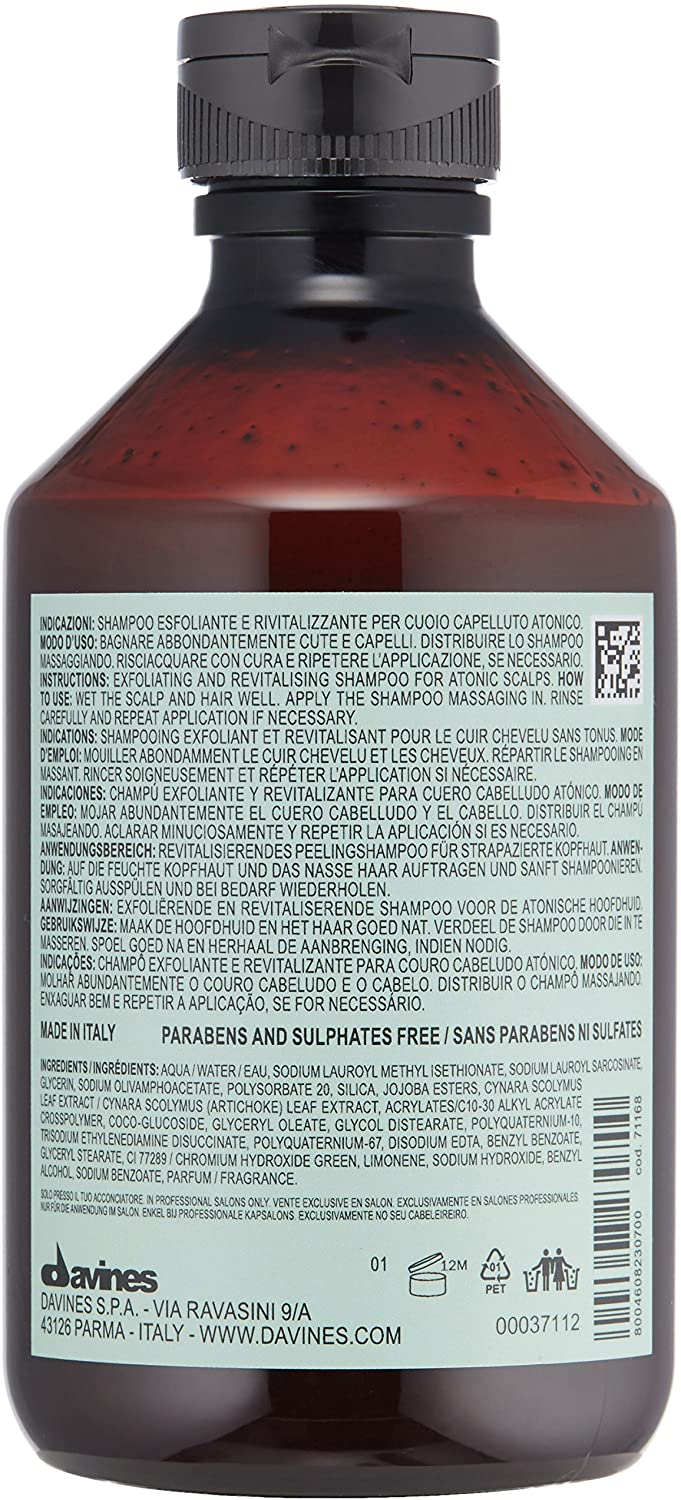 Davines Natural Tech Detoxifying Scrub Shampoo (For Atonic Scalp) 250ml, 250 ml (Pack of 1) - Image 2