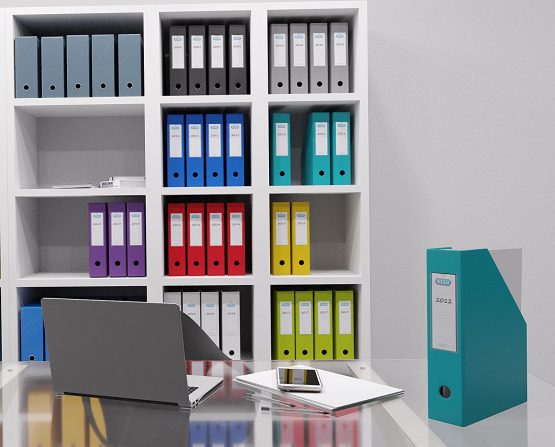 Elba Color Life Urban Set of 3 PVC Magazine Files 7 cm Spine White/Grey/Black - Image 3