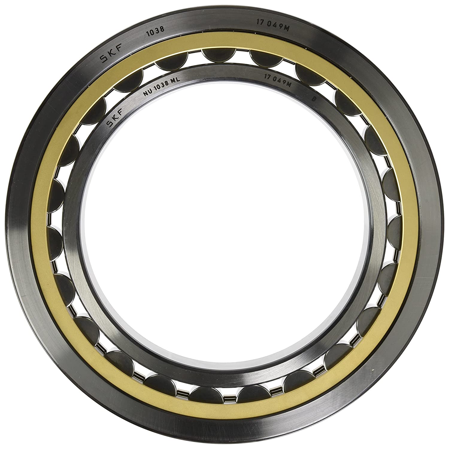 SKF Cylindrical Radial Roller Bearing, 60 ID, Bearing steel